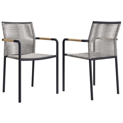 Modway Furniture Chairs, Gray,Grey, ArmChairs,Arm Chair, Dining Sets, 889654951964, EEI-5036-LGR