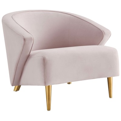 Modway Furniture Chairs, Gold,Pink,Fuchsia,blush, Accent Chairs,AccentLounge Chairs,Lounge, Sofas and Armchairs, 889654948322, EEI-5038-PNK