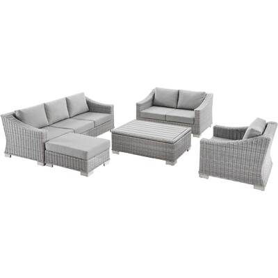 Modway Furniture Conway 5-Piece Outdoor Patio Wicker Rattan Furniture Set by Modway, 889654932505, EEI-5092