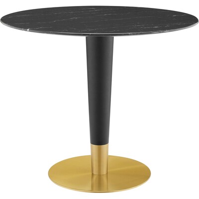 Modway Furniture Zinque 36 inch Artificial Marble Dining Table by Modway, 889654946137, EEI-5132