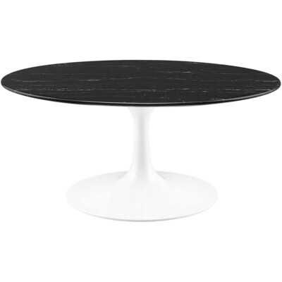 Modway Furniture Lippa 36 inch Round Faux Marble Coffee Table by Modway, 889654925804, EEI-5191