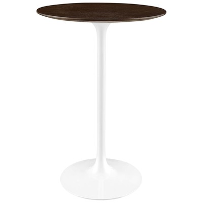 Modway Furniture Bar Tables, Square, , Bar and Dining Tables, 889654925729, EEI-5199-WHI-CHE,0 - 29.99 in