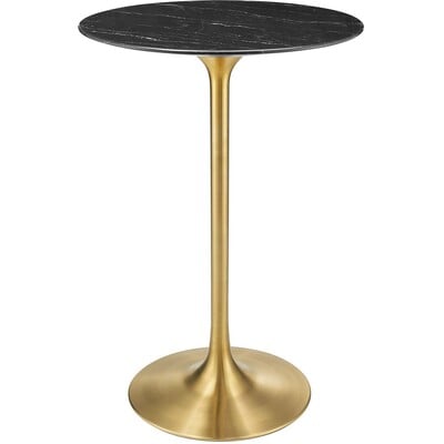 Modway Furniture Lippa 28 inch Round Faux Marble Bar Table by Modway, 889654942290, EEI-5533
