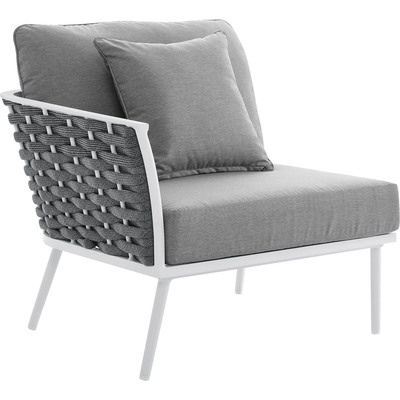 Modway Furniture Stance Outdoor Patio Aluminum Left-Facing Armchair by Modway, 889654942245, EEI-5565