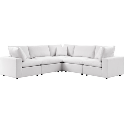 Modway Furniture Commix 5-Piece Outdoor Patio Sectional Sofa by Modway, 889654924814, EEI-5589