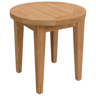 Modway Furniture Brisbane Teak Wood Outdoor Patio Side Table EEI-5604-NAT