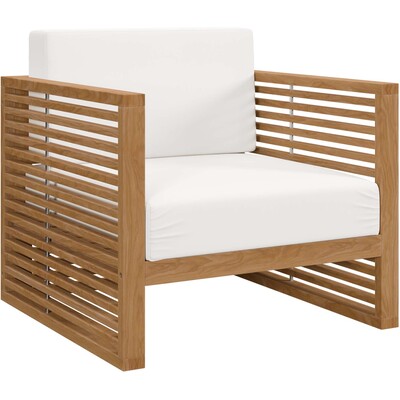Modway Furniture Carlsbad Teak Wood Outdoor Patio Armchair by Modway, 889654942030, EEI-5606