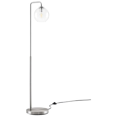 Modway Furniture Silo Glass Globe Glass and Metal Floor Lamp EEI-5616-SNL