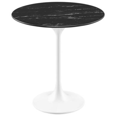 Modway Furniture Accent Tables, Metal Tables,metal,aluminum,ironAccent Tables,accentSide Tables,side, Tables, 889654230083, EEI-5680-WHI-BLK
