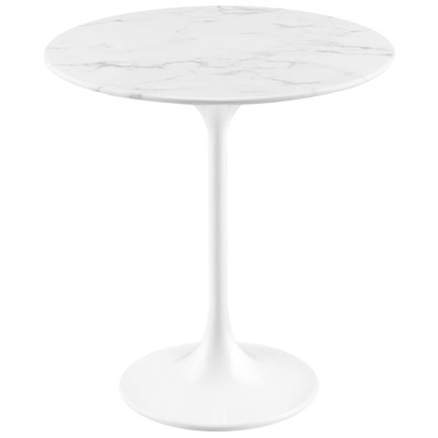 Modway Furniture Accent Tables, Metal Tables,metal,aluminum,ironAccent Tables,accentSide Tables,side, Tables, 889654230090, EEI-5680-WHI-WHI