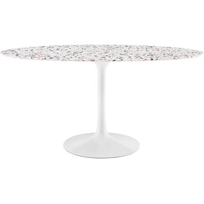 Modway Furniture Lippa 60 inch Oval Terrazzo Dining Table by Modway, 889654235033, EEI-5734