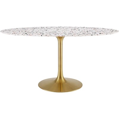 Modway Furniture Lippa 60 inch Oval Terrazzo Dining Table by Modway, 889654236115, EEI-5736