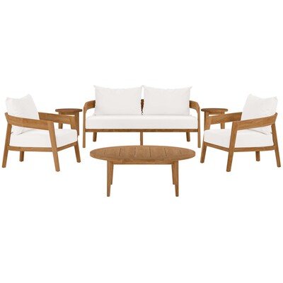 Modway Furniture Brisbane 6-Piece Teak Wood Outdoor Patio Set by Modway, 889654238478, EEI-5833