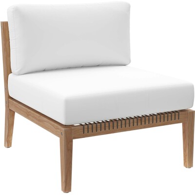 Modway Furniture Clearwater Outdoor Patio Teak Wood Armless Chair by Modway, 889654927754, EEI-5856