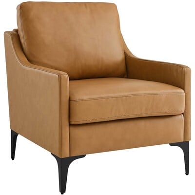 Modway Furniture Corland Leather Armchair by Modway, 889654223436, EEI-6022