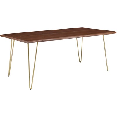 Modway Furniture Ardor 74 inch Live Edge Acacia Wood Acacia Wood Dining Table by Modway, 889654271604, EEI-6070