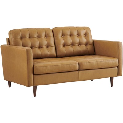 Modway Furniture Exalt Tufted Leather Loveseat by Modway, 889654235477, EEI-6100