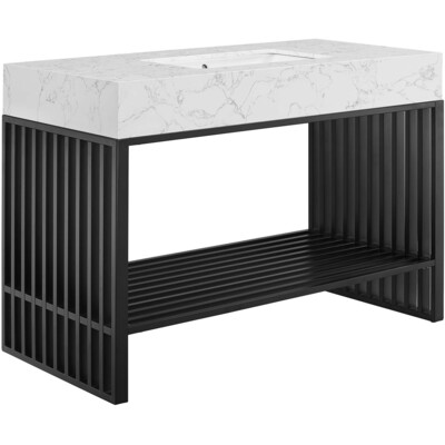 Modway Furniture Gridiron 48 inch Bathroom Vanity by Modway, 889654267614, EEI-6110