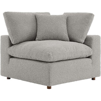 Modway Furniture Commix Down Filled Overstuffed Boucle Fabric Corner Chair by Modway, 889654270423, EEI-6259