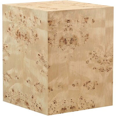 Modway Furniture Cosmos 16 inch Square Burl Wood Side Table by Modway, 889654274834, EEI-6273