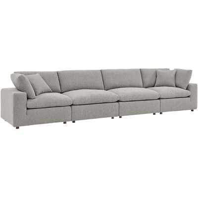 Modway Furniture Commix Down Filled Overstuffed Boucle Fabric 4-Seater Sofa by Modway, 889654279938, EEI-6364