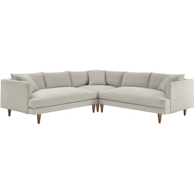 Modway Furniture Zoya 3 Piece Down Filled Overstuffed Sectional Sofa by Modway, 889654288435, EEI-6613