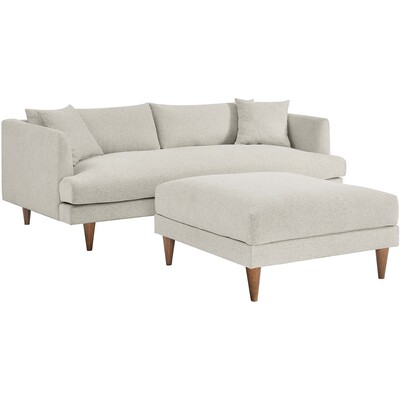Modway Furniture Zoya Down Filled Overstuffed Sofa and Ottoman Set by Modway, 889654288466, EEI-6614