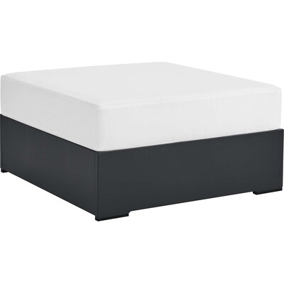Modway Furniture Tahoe Outdoor Patio Powder-Coated Aluminum Ottoman by Modway, 889654281313, EEI-6627