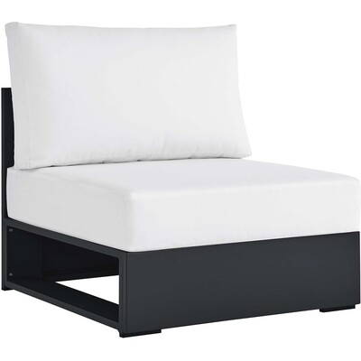 Modway Furniture Tahoe Outdoor Patio Powder-Coated Aluminum Modular Armless Chair by Modway, 889654281344, EEI-6628