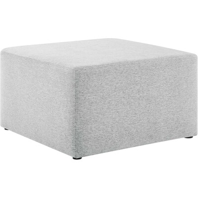 Modway Furniture Callum Large 28 inch Square Woven Heathered Fabric Upholstered Ottoman by Modway, 889654282891, EEI-6642