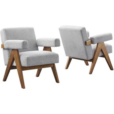 Modway Furniture Lyra Fabric Armchair Set of 2 by Modway, 889654286868, EEI-6704
