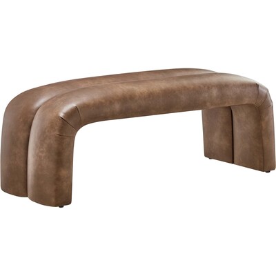 Modway Furniture Dax 50.5 inch Vegan Leather Upholstered Accent Bench by Modway, 889654287414, EEI-6770