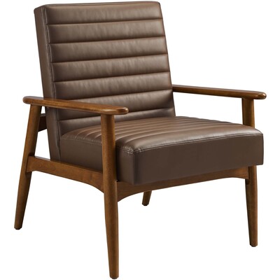 Modway Furniture Jensen Vegan Leather Accent Chair by Modway, 889654291466, EEI-6779