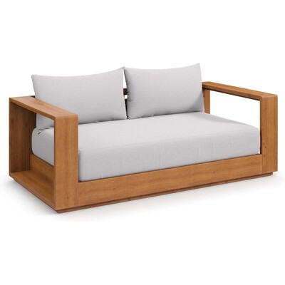 Modway Furniture Tahoe Acacia Wood Outdoor Patio Acacia Wood Loveseat by Modway, 889654177500, EEI-6783