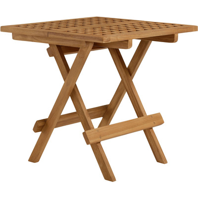 Modway Furniture Vienna Outdoor Patio Teak Wood Side Table by Modway, 889654287476, EEI-6810