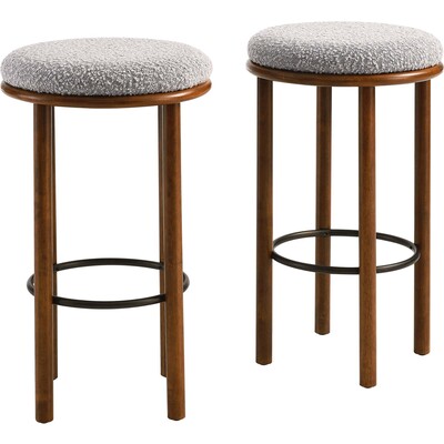 Modway Furniture Fable Boucle Fabric Bar Stools Set of 2 by Modway, 889654290636, EEI-6819