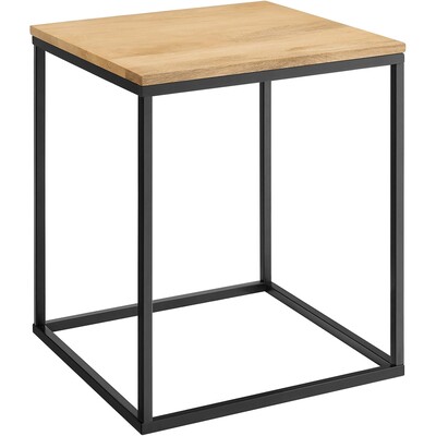Modway Furniture Zora Square Wood and Metal Side Table by Modway, 889654290100, EEI-6833