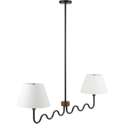 Modway Furniture Sunlit Squiggle 2-Arm Pendant Light by Modway, 889654292395, EEI-6882