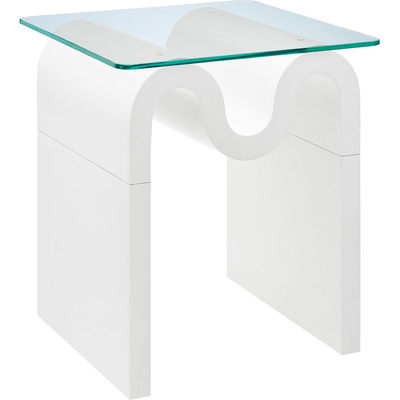 Modway Furniture Ondine Glass Top Side Table by Modway, 889654294740, EEI-6902