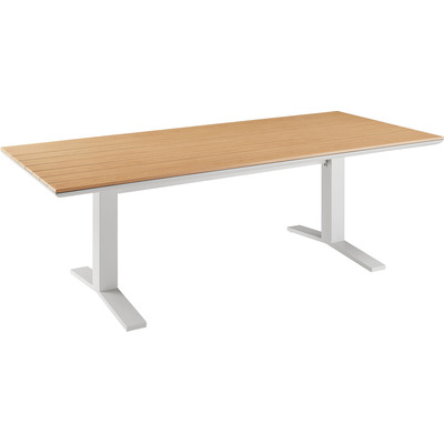 Modway Furniture Gavelston 91 inch Outdoor Patio Aluminum Dining Table by Modway, 889654294153, EEI-6948