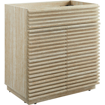 Modway Furniture Render 30 inch Faux Travertine Bathroom Vanity Cabinet (Sink Not Included) by Modway, 889654294931, EEI-6968