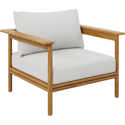 Modway Furniture Wren Outdoor Patio Teak Wood Armchair by Modway, 889654297376, EEI-7007
