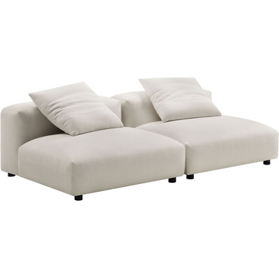 Modway Furniture Solace 2-Piece Modular Upholstered Fabric Sofa by Modway, 889654177333, EEI-7037
