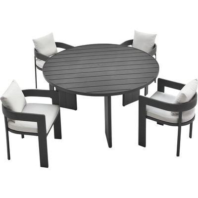 Modway Furniture Tahoe 5-Piece Outdoor Patio Aluminum Dining Set by Modway, 889654061717, EEI-7060