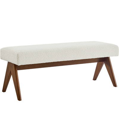 Modway Furniture Lyra 47 inch Boucle Upholstered Bench by Modway, 889654175964, EEI-7113