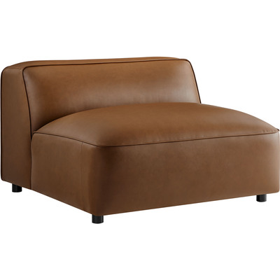 Modway Furniture Auren Upholstered Vegan Leather Modular Armless Chair by Modway, 889654176329, EEI-7121