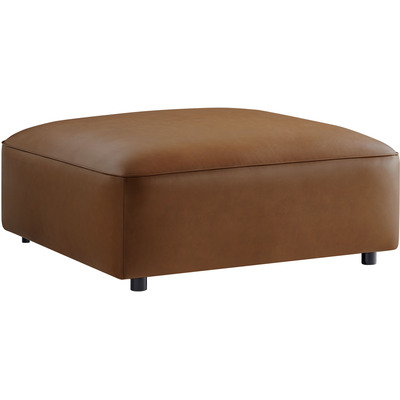 Modway Furniture Auren Upholstered Vegan Leather Ottoman by Modway, 889654176404, EEI-7125