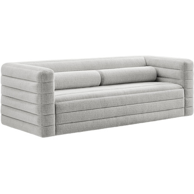 Modway Furniture Relle Channel Tufted Boucle Upholstered Sofa by Modway, 889654176565, EEI-7136