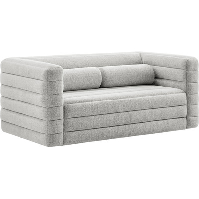 Modway Furniture Relle Channel Tufted Boucle Upholstered Loveseat by Modway, 889654176589, EEI-7137