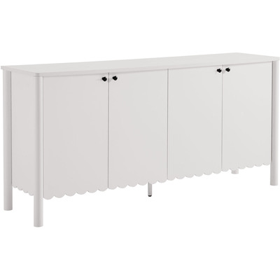 Modway Furniture Emmeline 66 inch 4-Door Scalloped Sideboard Cabinet by Modway, 889654176725, EEI-7153